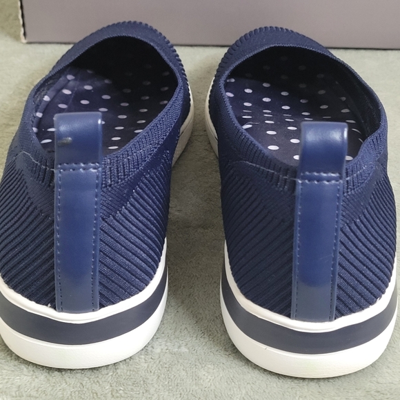 Aubrey Lynn Al-Amelina Slip-on Upper Knit Fabric Flat  Navy Size 10M - Picture 7 of 12